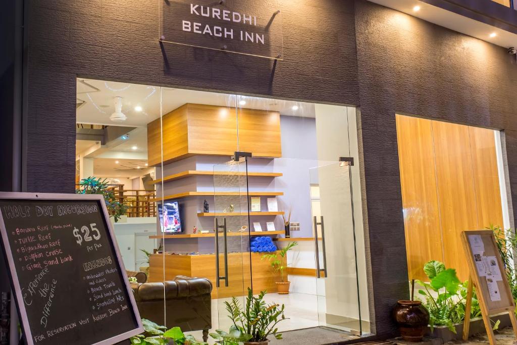 Certifikát, hodnocení, plakát nebo jiný dokument vystavený v ubytování Kuredhi Beach Inn