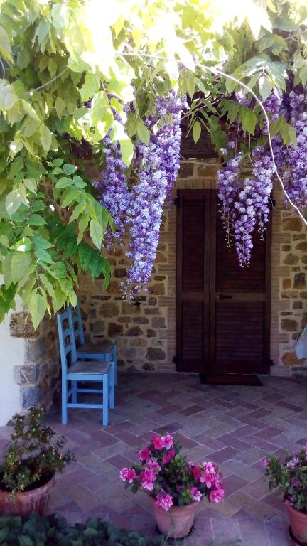 Vonkajšia záhrada v ubytovaní Agriturismo La Chiocciola