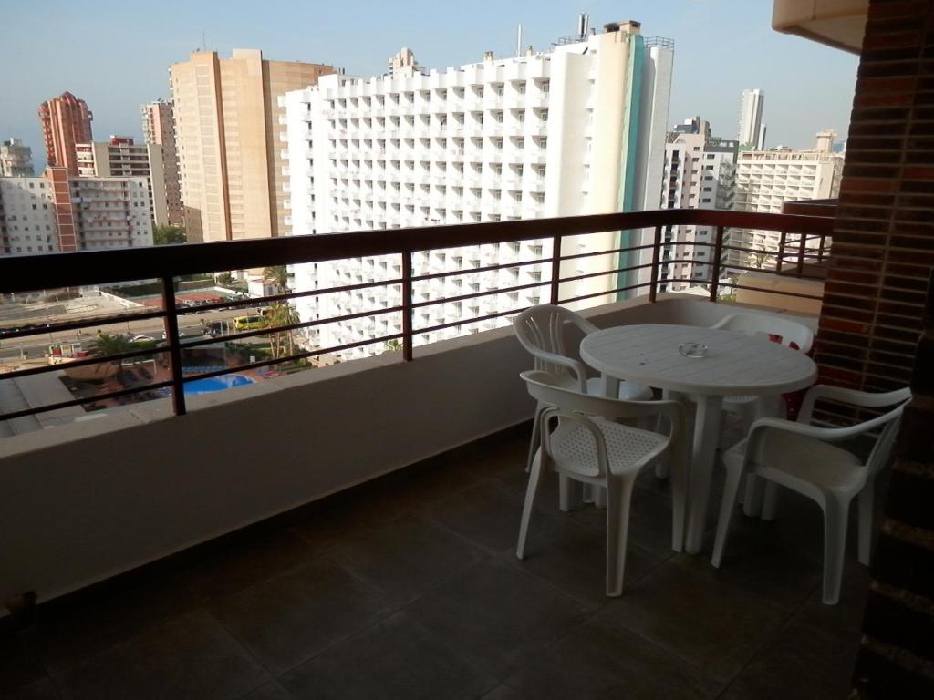 Balkón nebo terasa v ubytování Acuarium 3-Fincas Benidorm