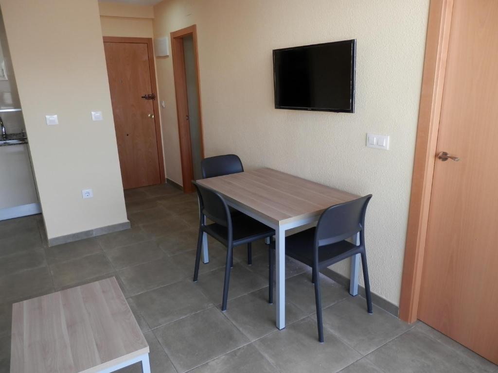 TV a/nebo společenská místnost v ubytování Acuarium 3-Fincas Benidorm