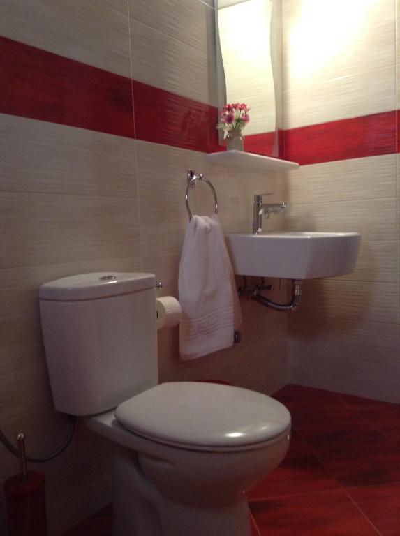 Kúpeľňa v ubytovaní Nikoletta Rooms