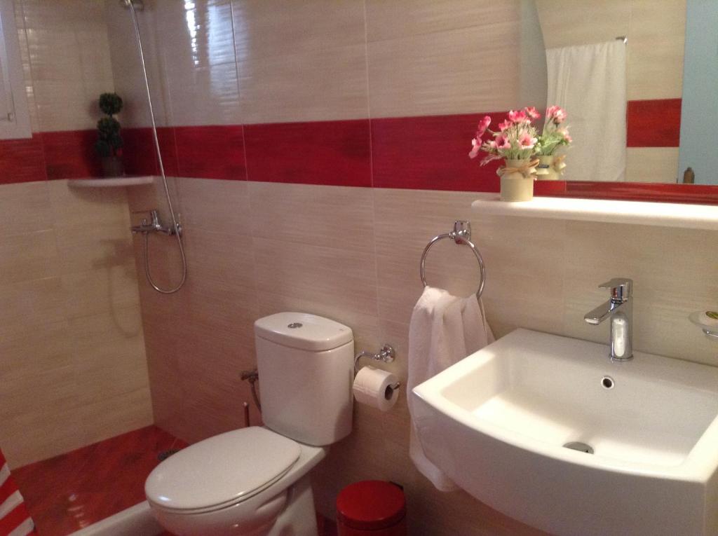 Kúpeľňa v ubytovaní Nikoletta Rooms