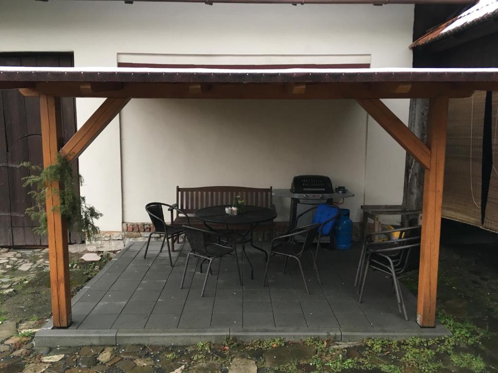 Patio nebo venkovní prostory v ubytování Ubytování v soukromí U Volného