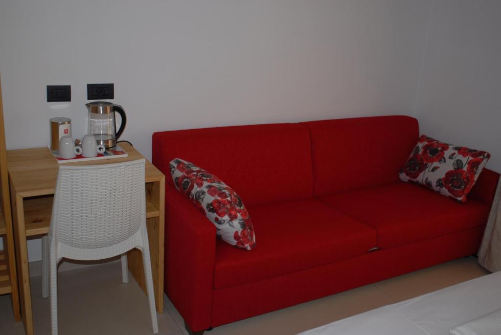 Posezení v ubytování B&B Alciliegio