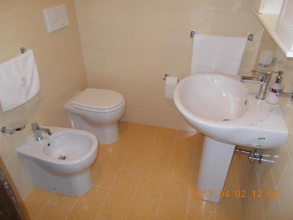 Koupelna v ubytování A Casa Di Monia