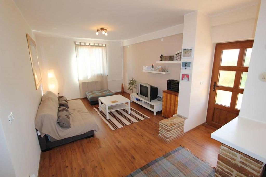 TV a/nebo společenská místnost v ubytování Apartment Dusanka
