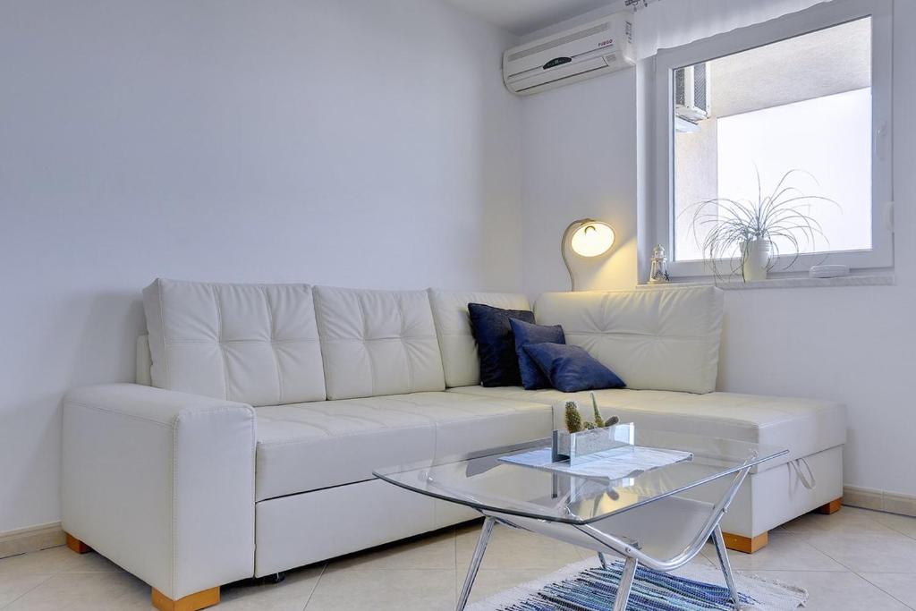 Posezení v ubytování Apartment Frlan