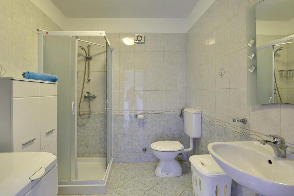 Koupelna v ubytování Apartment Frlan