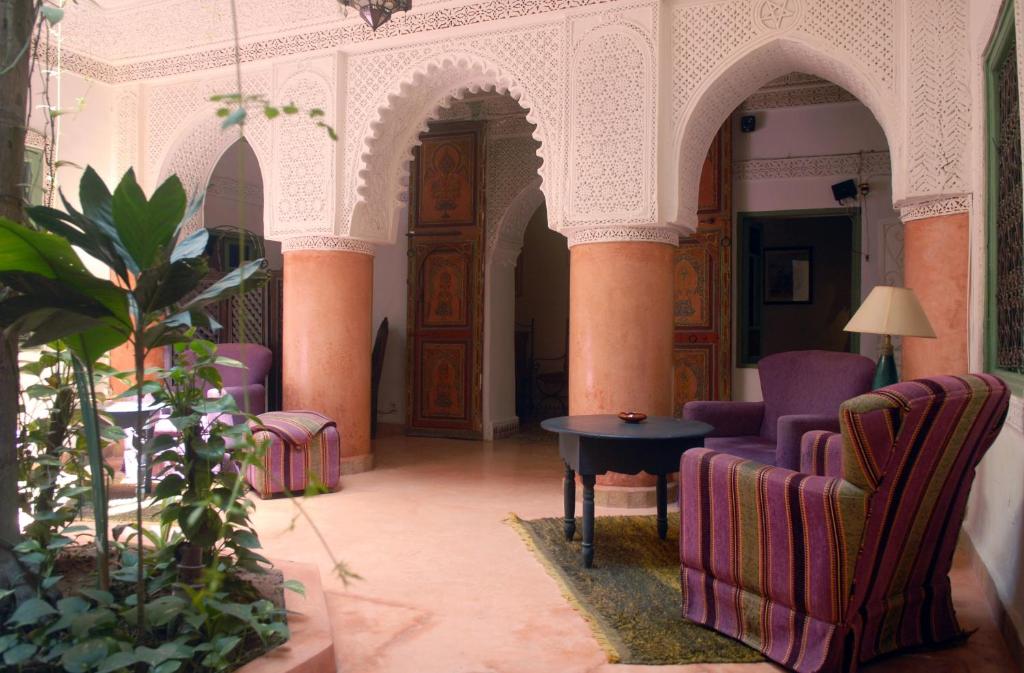 Posezení v ubytování Riad Celia