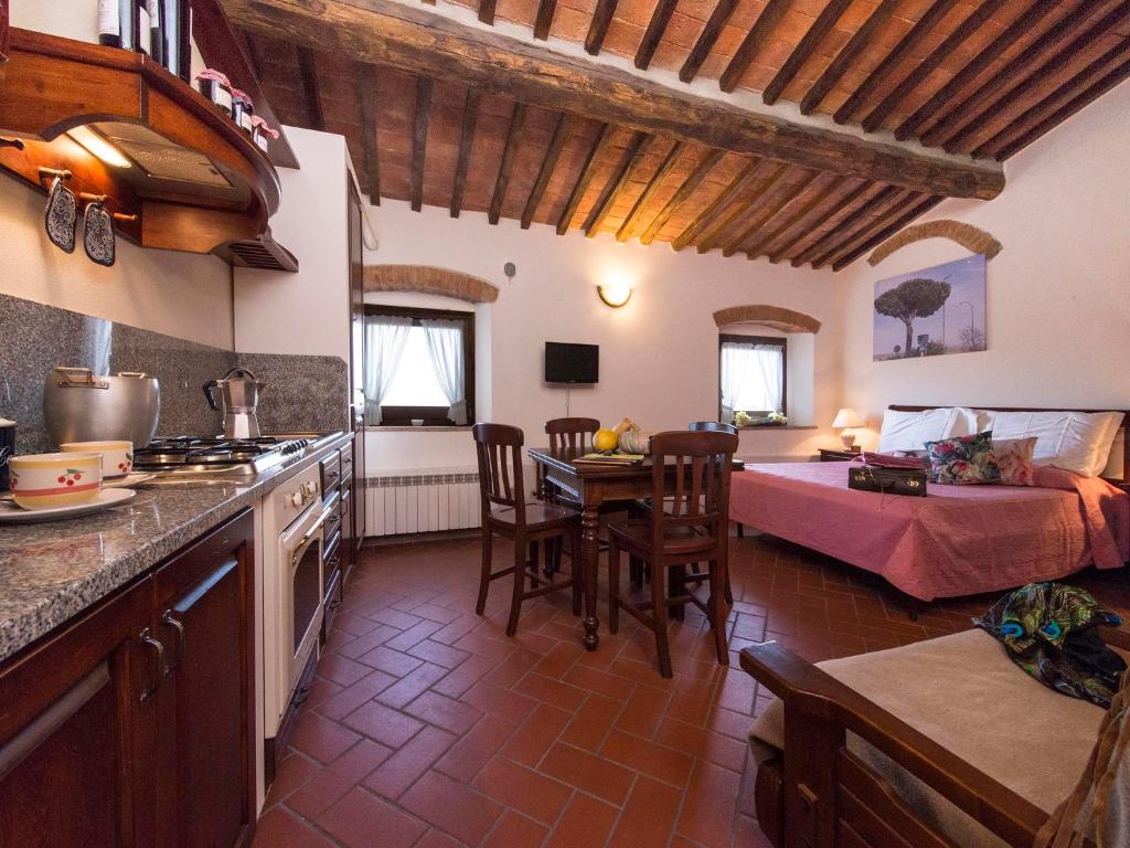 Kuchyň nebo kuchyňský kout v ubytování Country House il Ciliegio