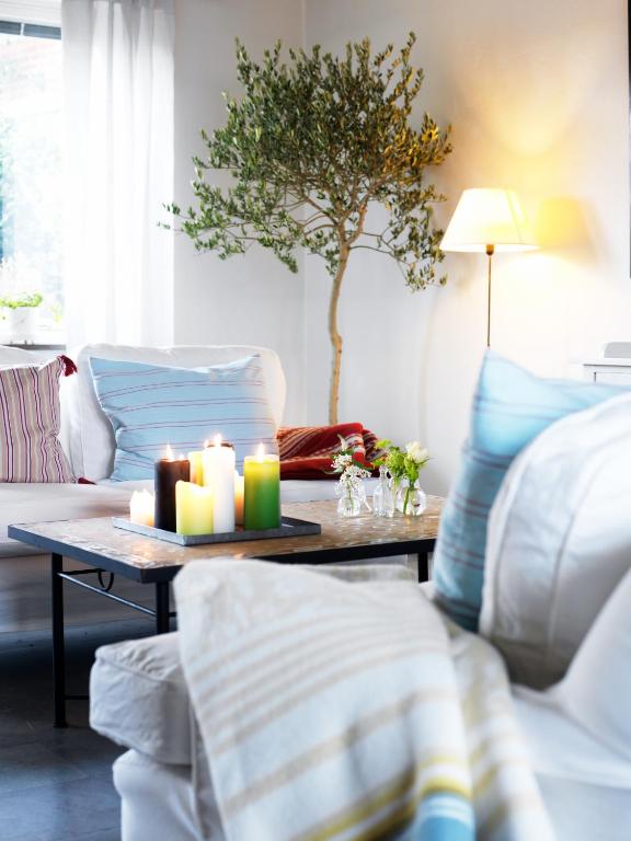 Posezení v ubytování Hotel Kockska Gården