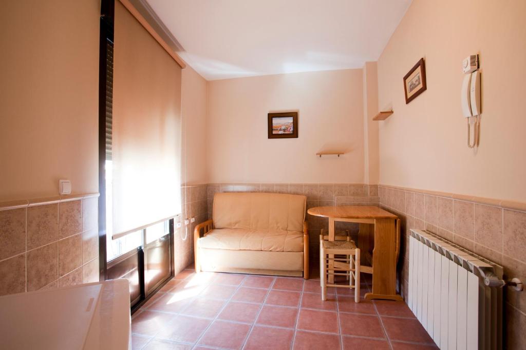 Posezení v ubytování Apartamentos Rurales "La Fuentecilla"