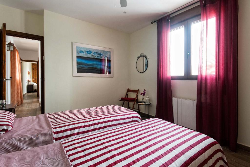 Posteľ alebo postele v izbe v ubytovaní Villa Finca Sol Javea