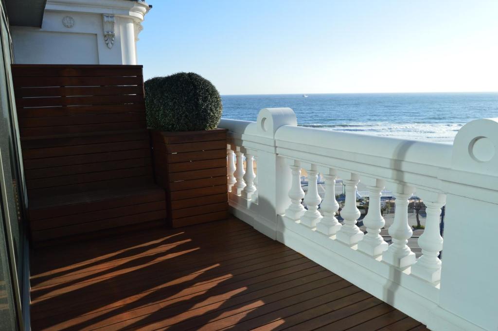 Balkón nebo terasa v ubytování Gran Hotel Sardinero