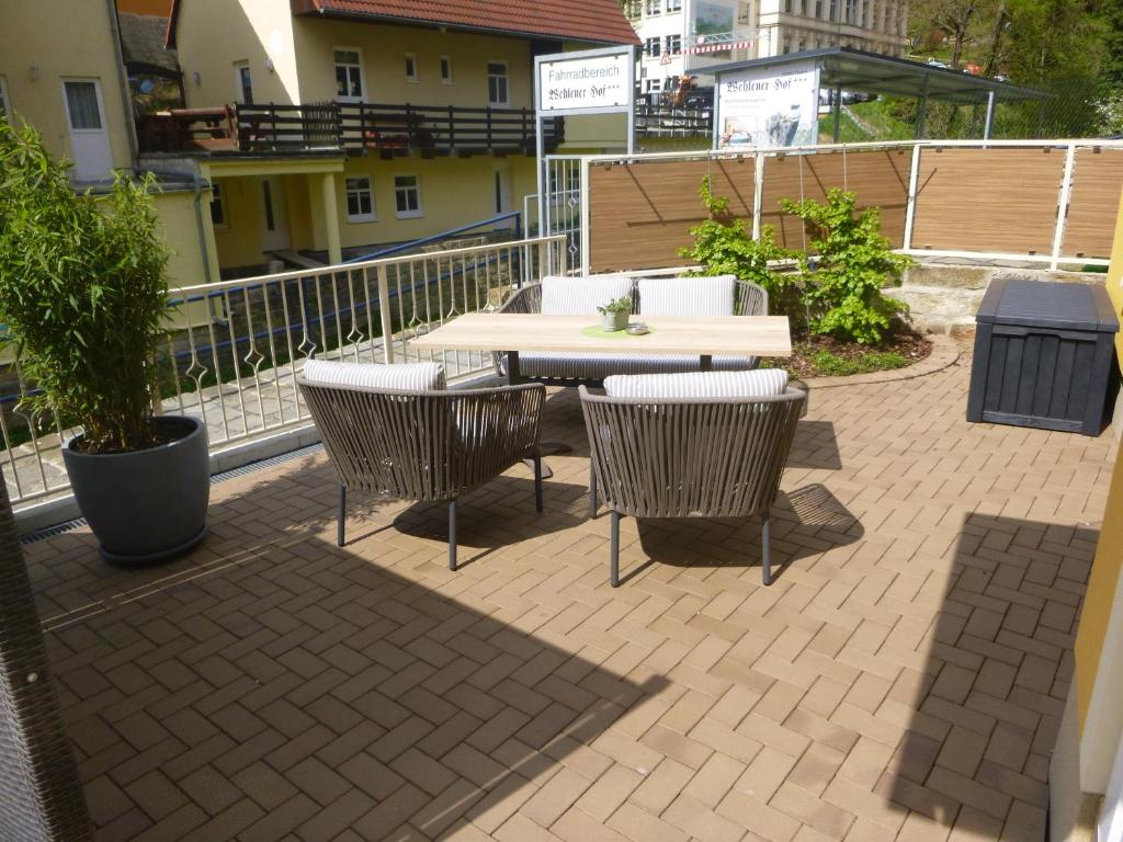 Balkón nebo terasa v ubytování Hotel Wehlener Hof