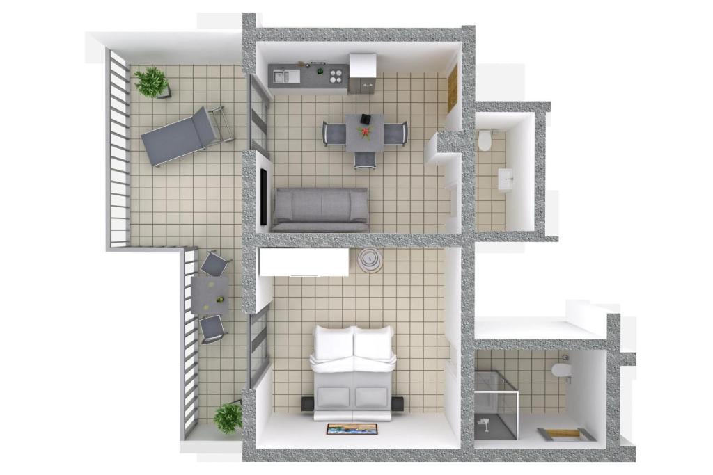 mk | Apartments Nin - 公寓王海景