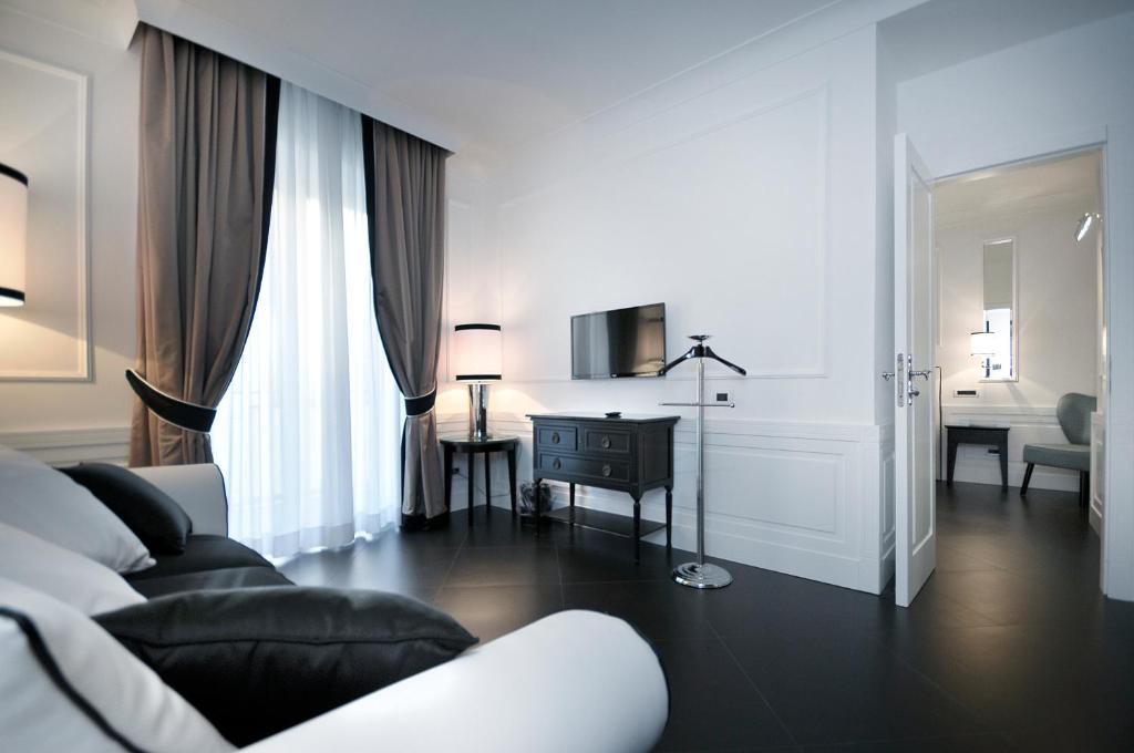 Telewizja i/lub zestaw kina domowego w obiekcie Grand Hotel Oriente