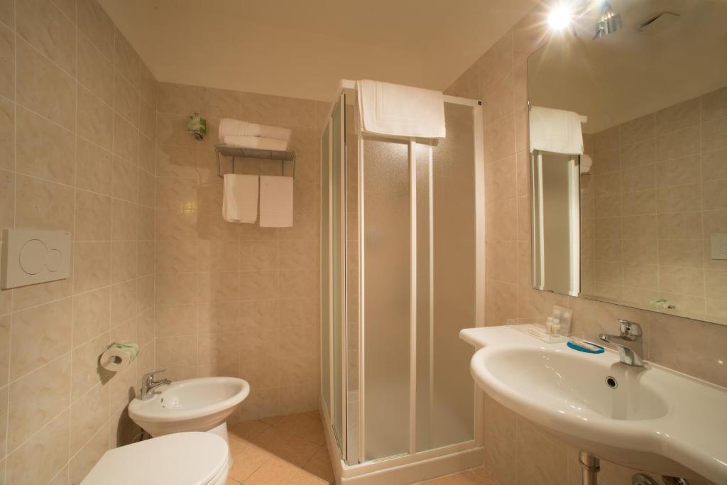 Kúpeľňa v ubytovaní Locanda Orchidea