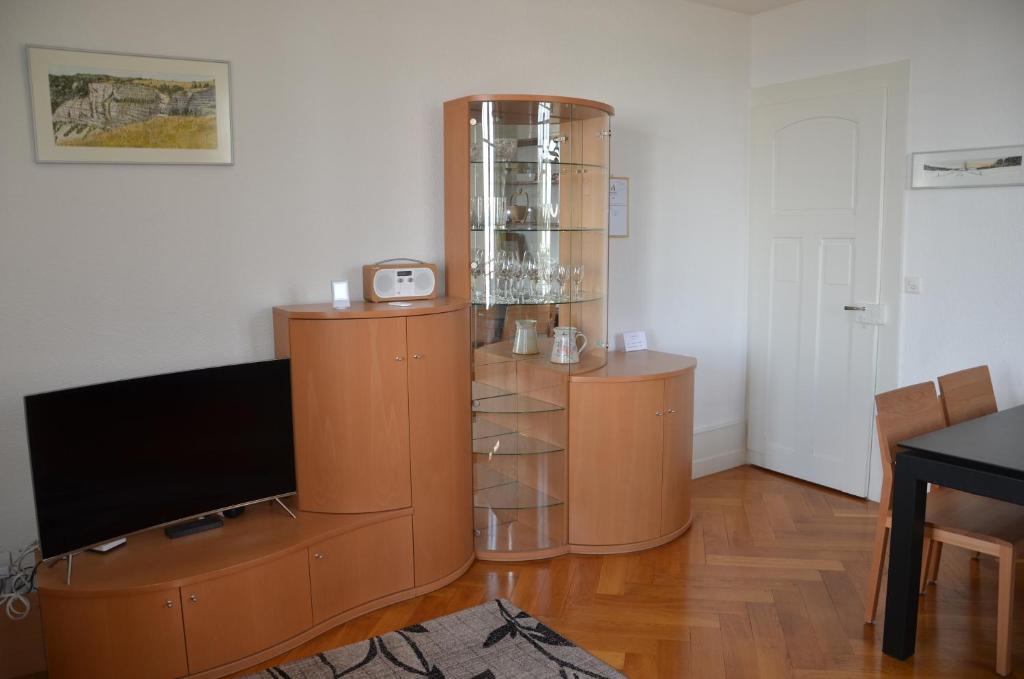 TV a/nebo společenská místnost v ubytování Appartements Vacances Saars 33