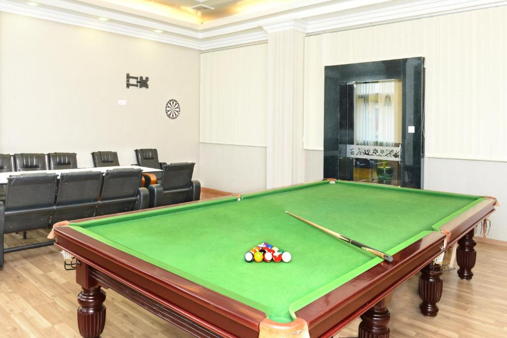 Biliár nebo kulečník v ubytování Hotel Grand United - Ahlone Branch