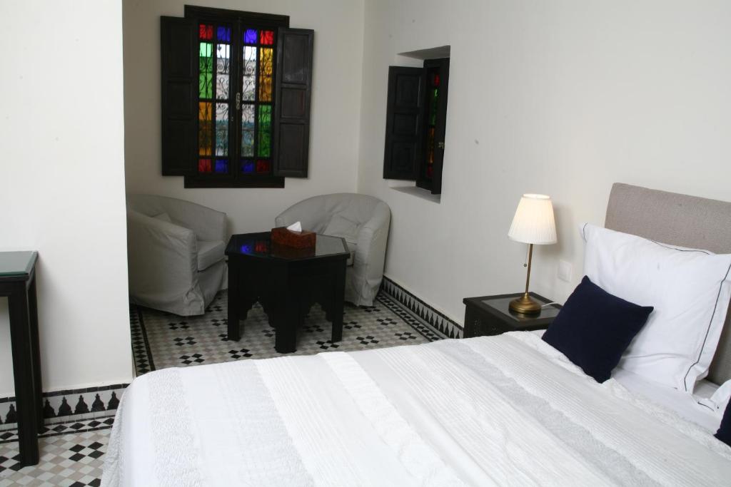 Postel nebo postele na pokoji v ubytování Riad Batchisarai