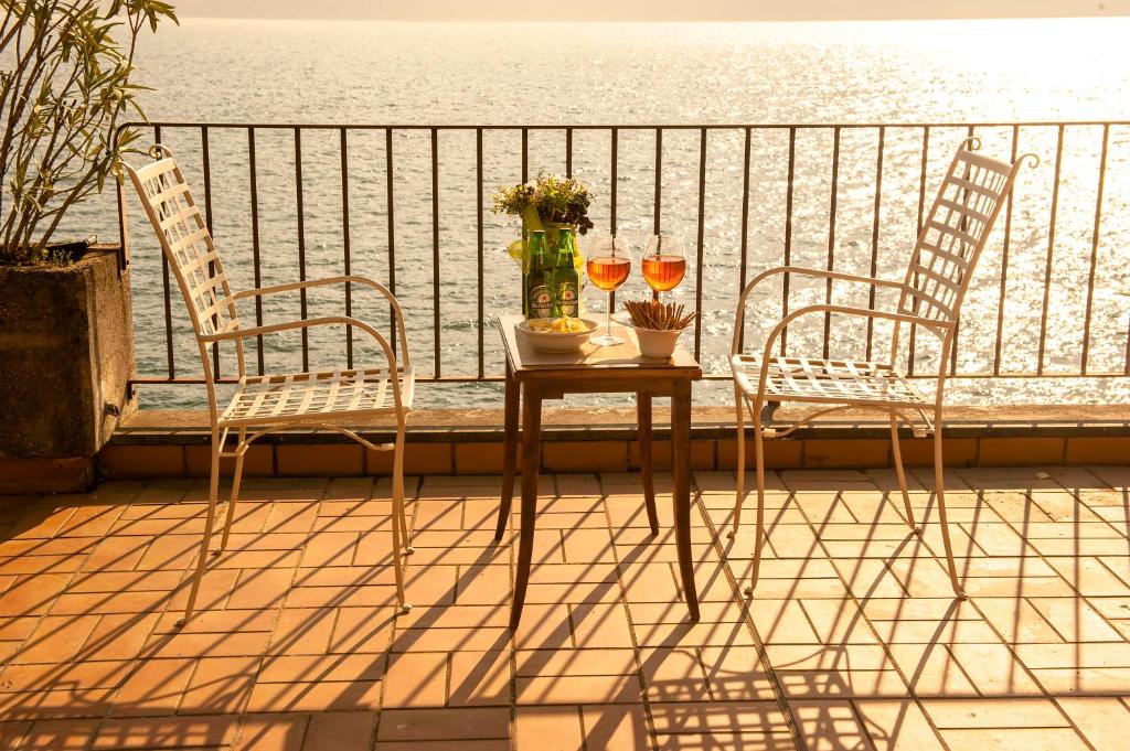 Balkón alebo terasa v ubytovaní The Terrace on the Lake
