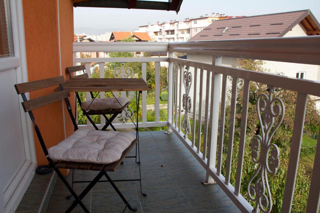 Balkón nebo terasa v ubytování Guesthouse Relax and Fly Sarajevo