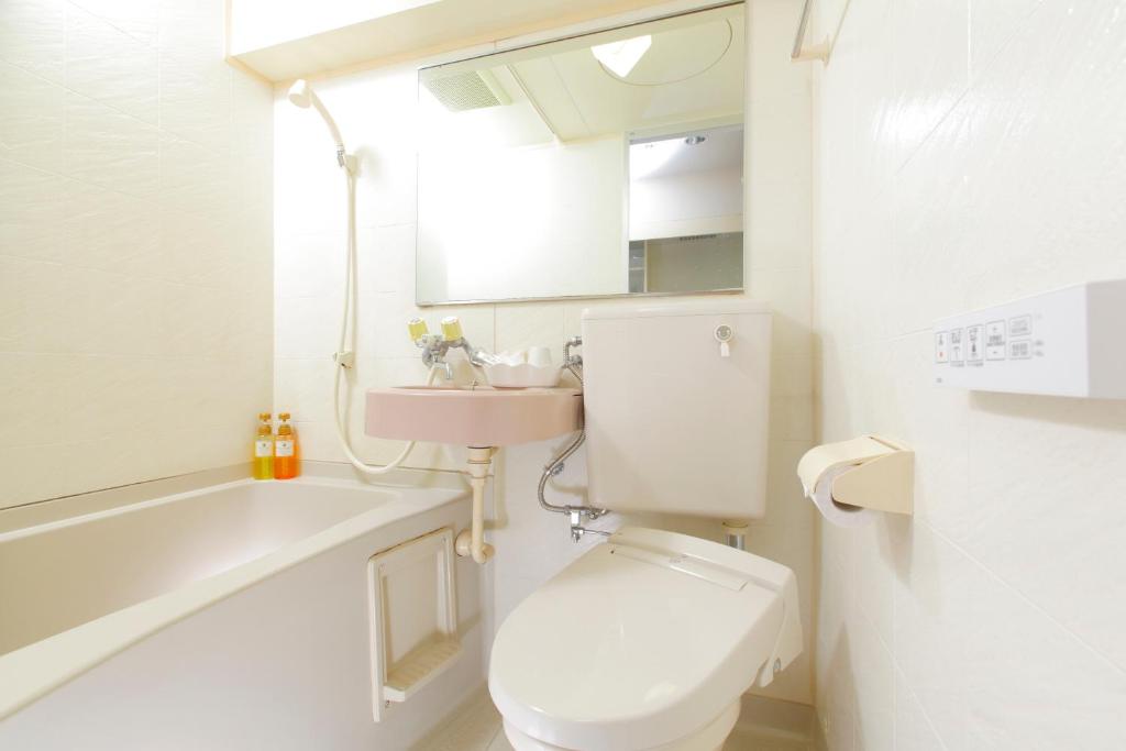 Koupelna v ubytování FLEXSTAY INN Shinurayasu