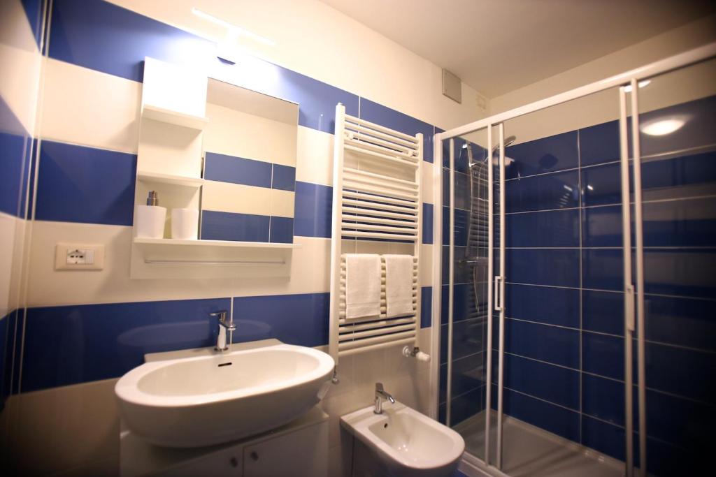 Koupelna v ubytování I grilli b&b