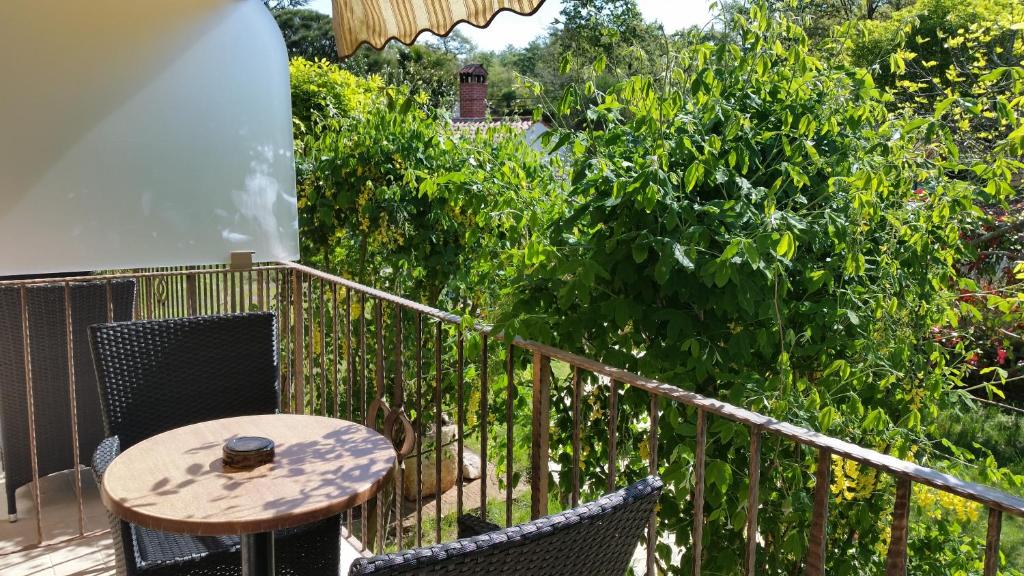 Balkón nebo terasa v ubytování Hotel Zlatna Vala