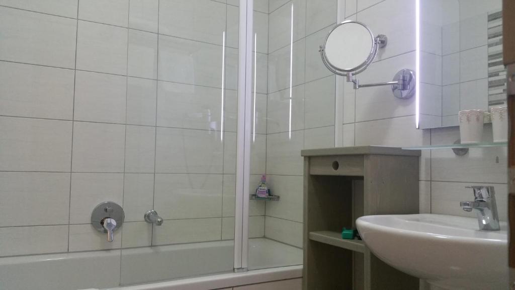 Koupelna v ubytování Hotel Výpřež - Děčín