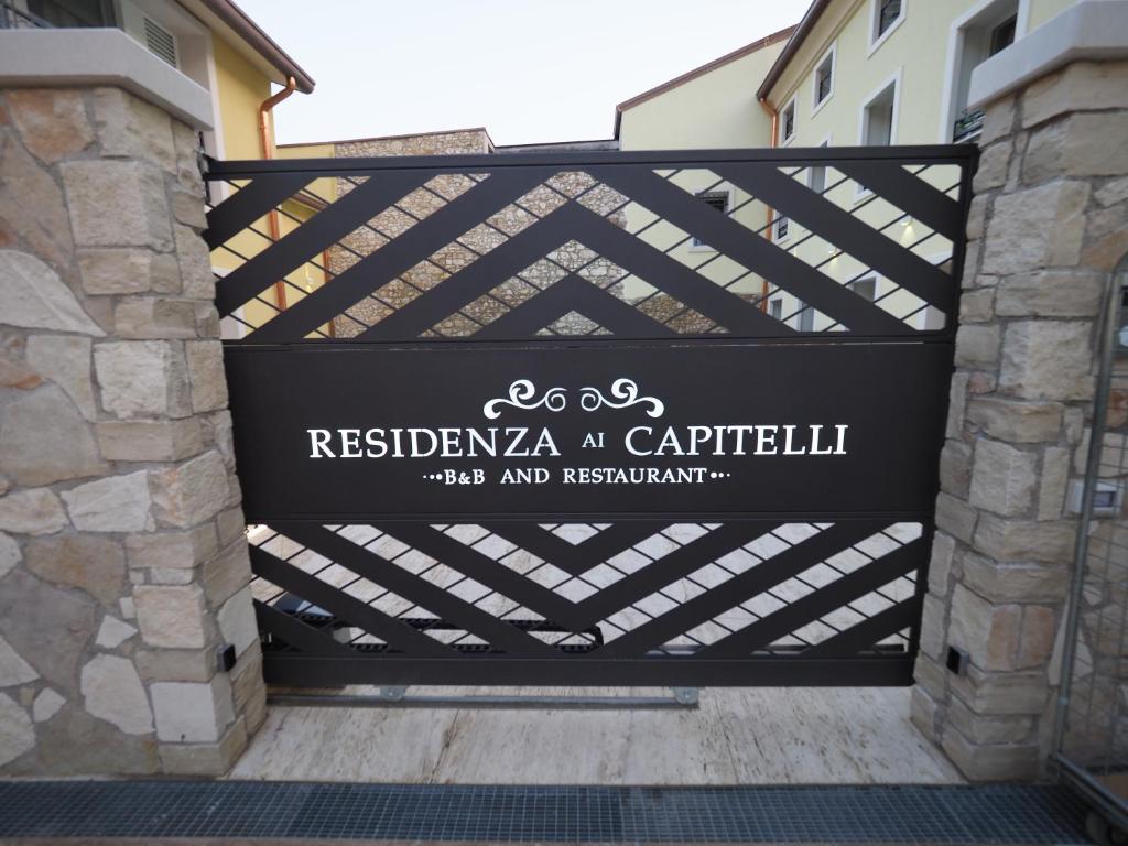 Certifikát, hodnocení, plakát nebo jiný dokument vystavený v ubytování Residenza Ai Capitelli
