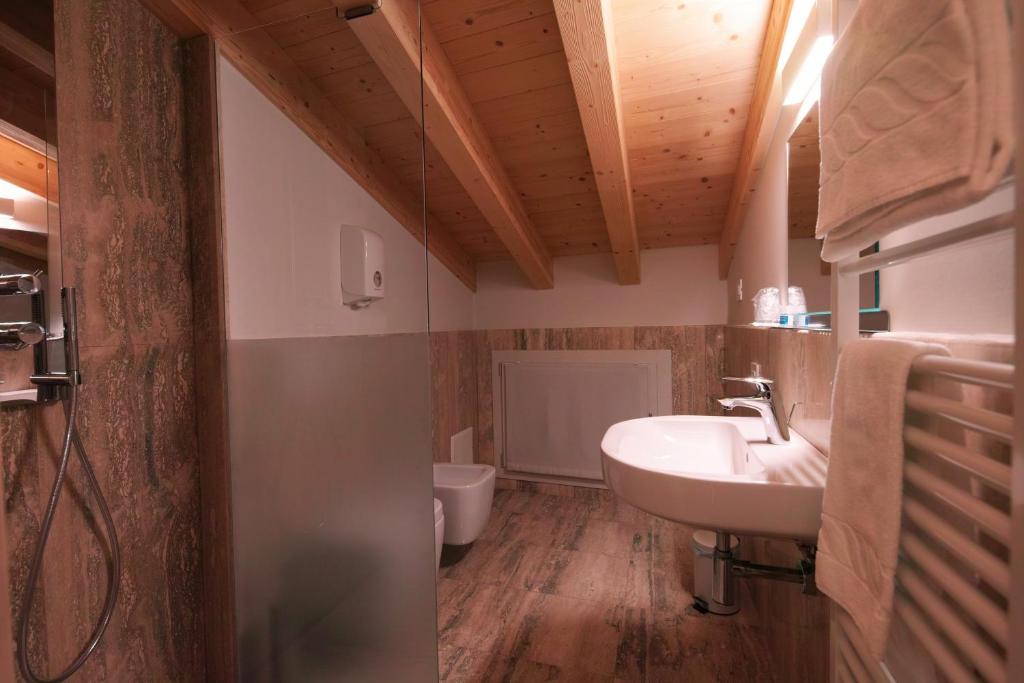 Koupelna v ubytování Residenza Ai Capitelli