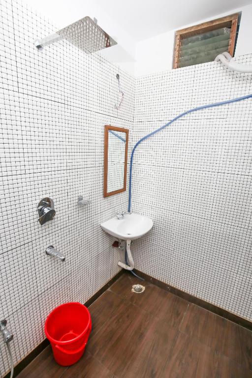 Koupelna v ubytování Hotel Cecil