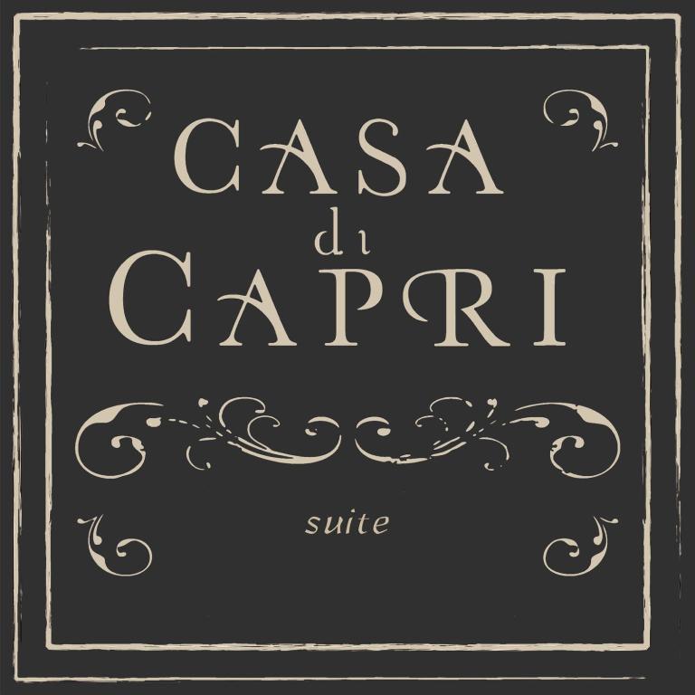 Certifikát, hodnocení, plakát nebo jiný dokument vystavený v ubytování Casa Di Capri