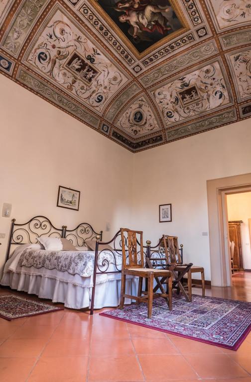 Posezení v ubytování B&B L'Agnolo Di Caroti Cinzia