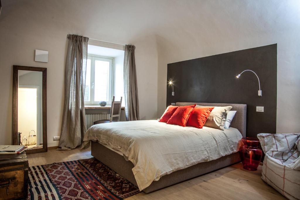 Postel nebo postele na pokoji v ubytování Virgula B&B