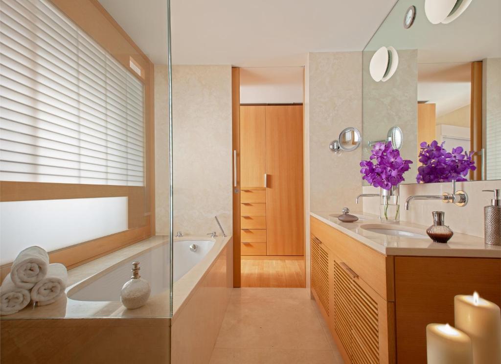 Koupelna v ubytování Bio Hotel Raphael - Relais & Châteaux