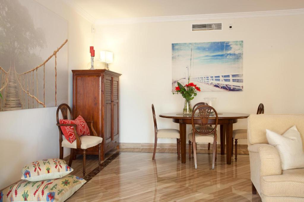 Posezení v ubytování Hacienda Elviria