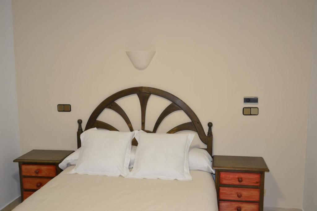 Postel nebo postele na pokoji v ubytování Hotel Balcón de Cazorla