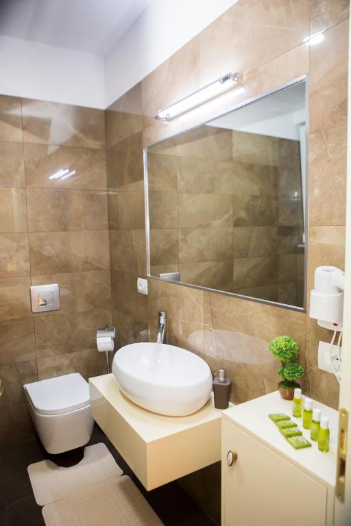Koupelna v ubytování Vila Tako - Hotel
