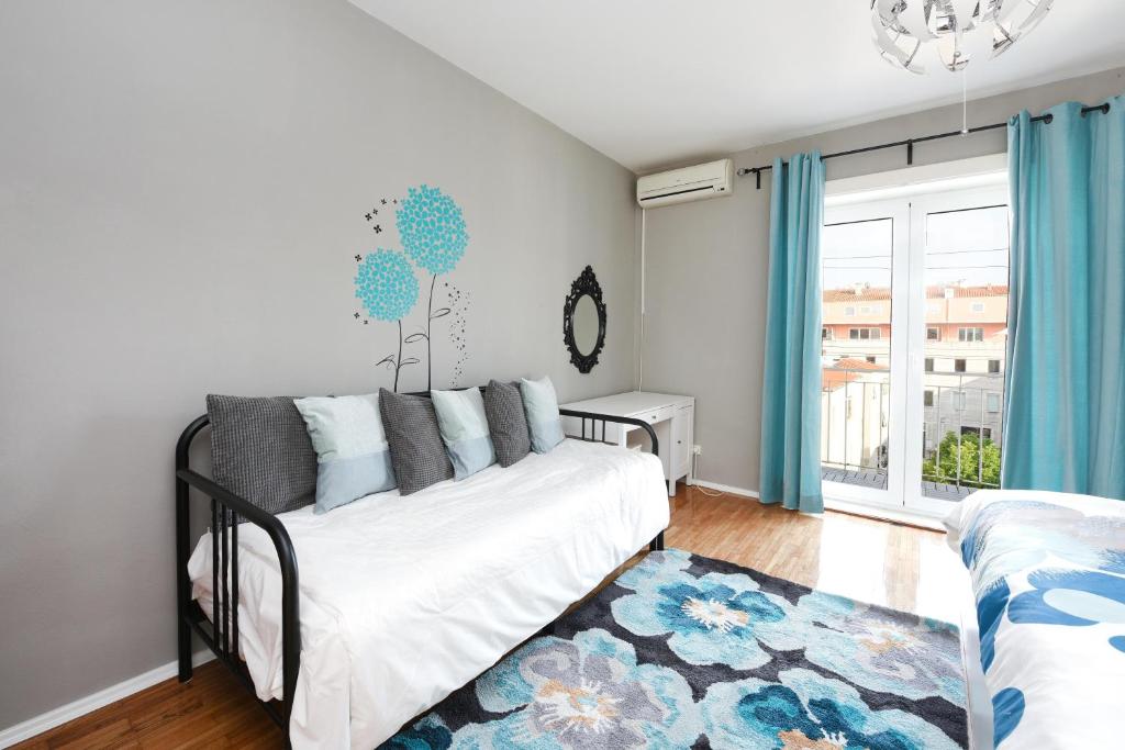 Posteľ alebo postele v izbe v ubytovaní Apartment Lali