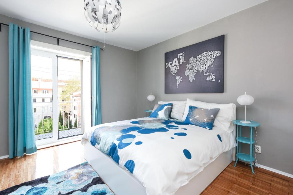 Posteľ alebo postele v izbe v ubytovaní Apartment Lali