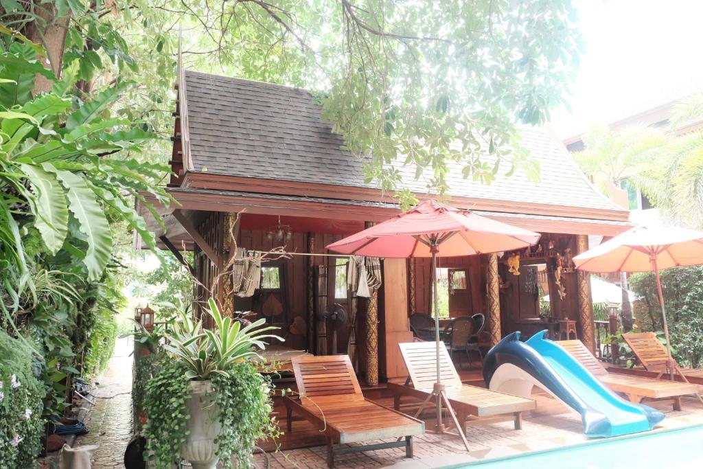 Zahrada ubytování Orchid Resort