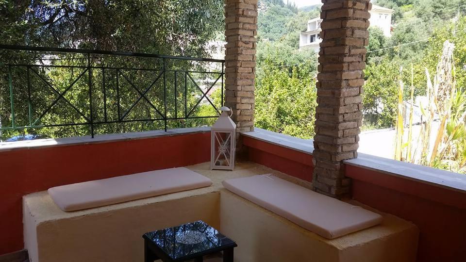 Balkón nebo terasa v ubytování Villa Feakia