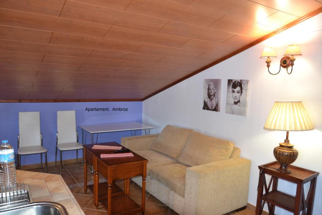 Zona de estar de Apartamentos Rurales Natura