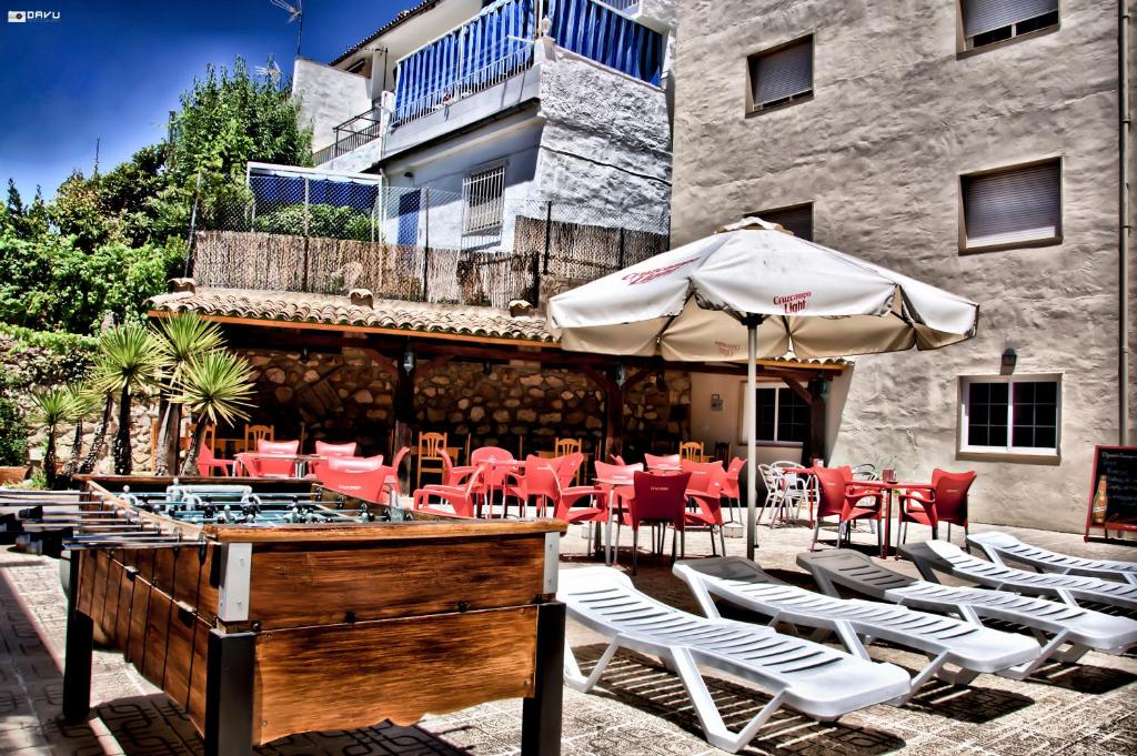 Balkón nebo terasa v ubytování Hotel Balcón de Cazorla