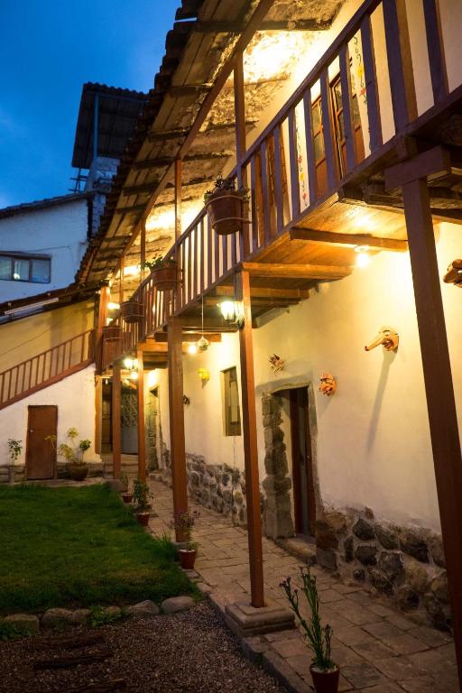 Budova, kde se bed and breakfast nachází