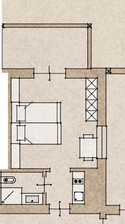 Půdorys ubytování Alpenresidenz Maria