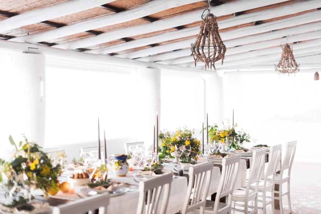 Restaurace v ubytování Principe Di Salina Boutique Hotel